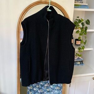 & other stories boucle zip vest